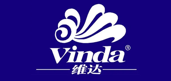 藍色經(jīng)典，柔美舒適，高雅潔凈的生活衛(wèi)生用品品牌-Vinda維達-LOGO設計內(nèi)涵與品牌設計欣賞